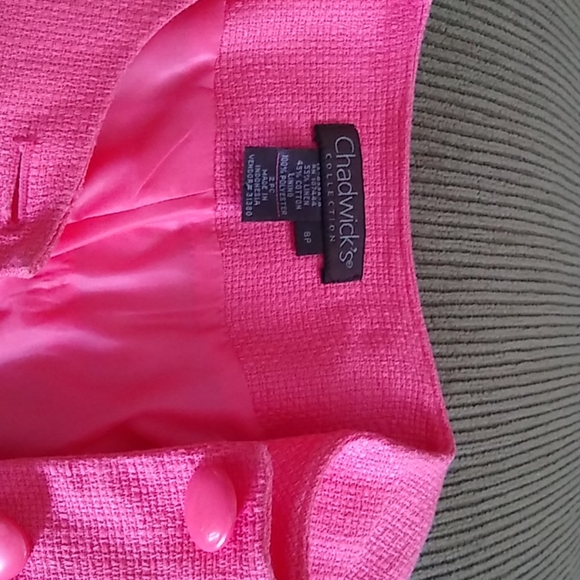 Chadwick's Collection Pumpkin Skirt Suit SZ 8P - Picture 4 of 5